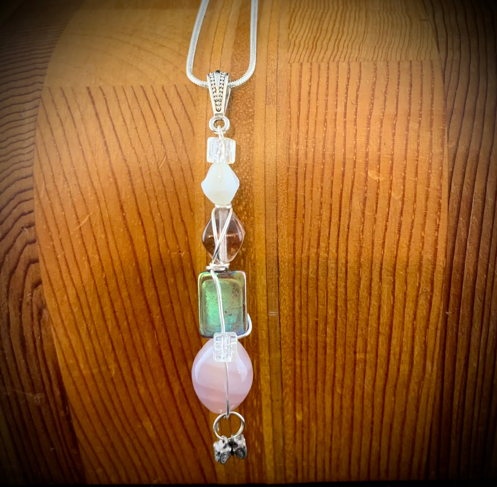 Crystal Clear Glass Pendant