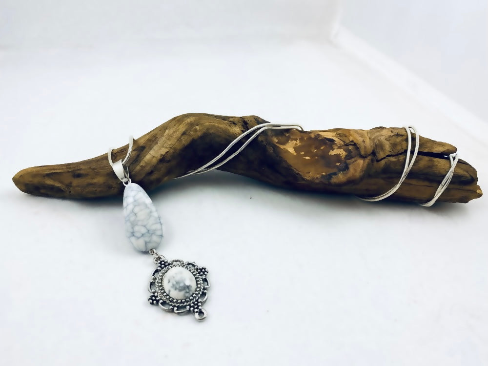 Elegance in Marble Pendant