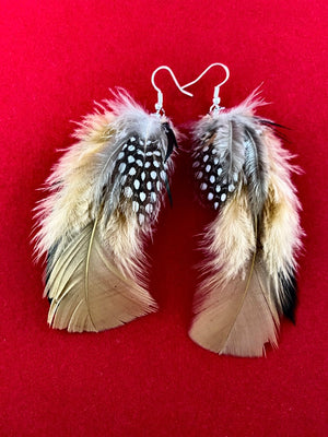 Natures Wings Feather Earrings