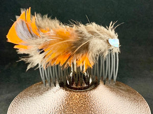 Fall Beauty Quick Feathery Fascinator