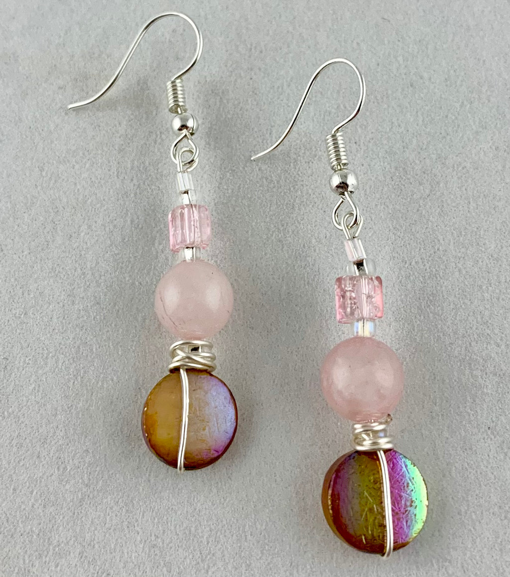 Rose Quartz Earrings