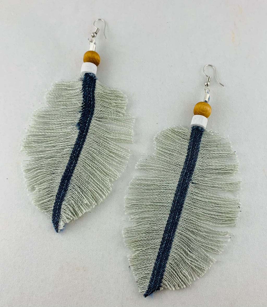 Wood&Denim Dream Earrings