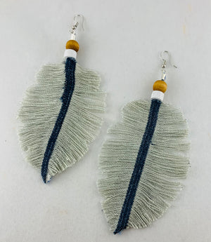 Wood&Denim Dream Earrings